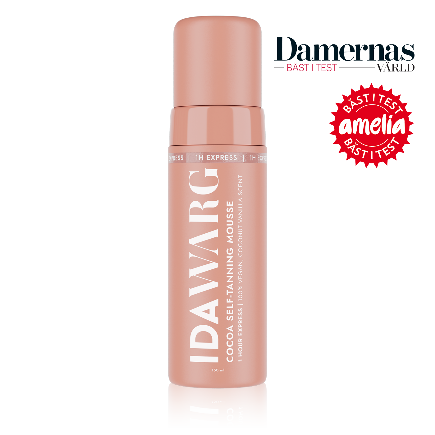 Cocoa Self-Tanning Mousse 1H Express | IDA WARG Beauty